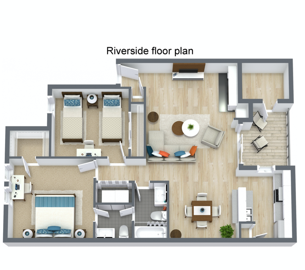 riverside floor plan